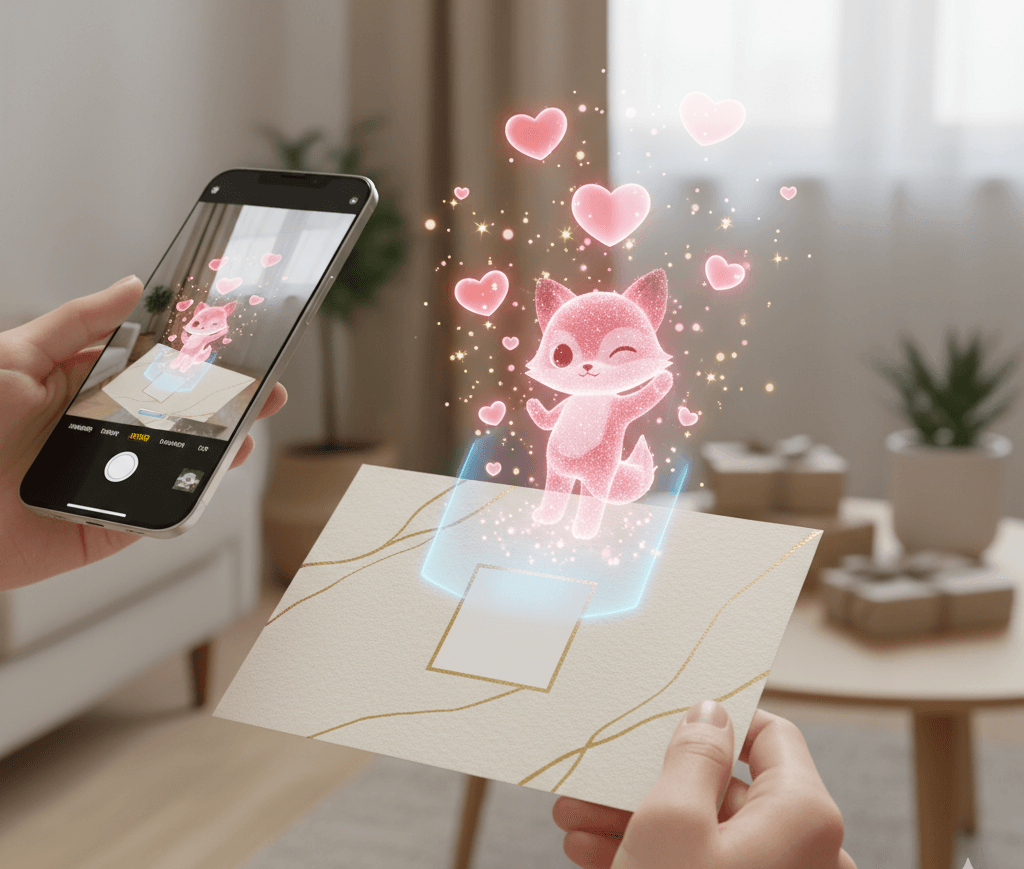 Step up your gift game with 3D A-cards: Modern Greeting cards with AR