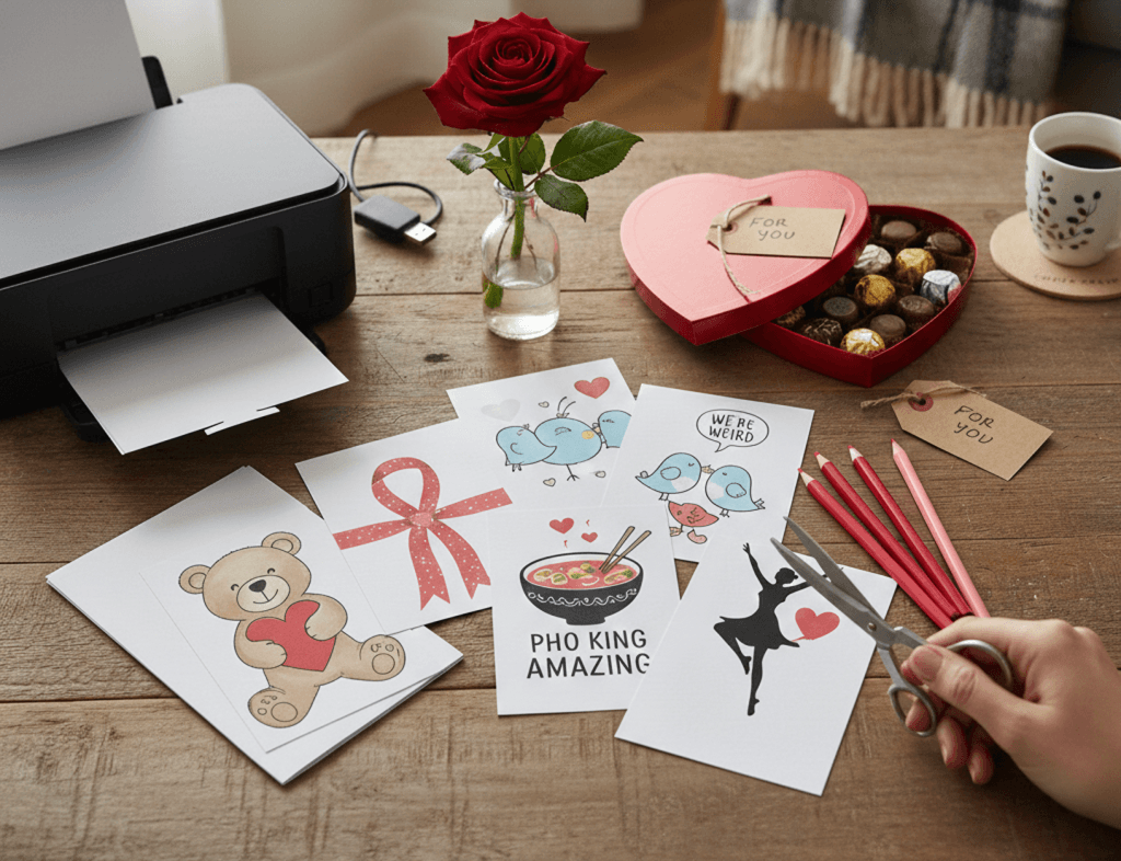 Valentines Day Cards Printable: Cute, Funny & Meaningful Options