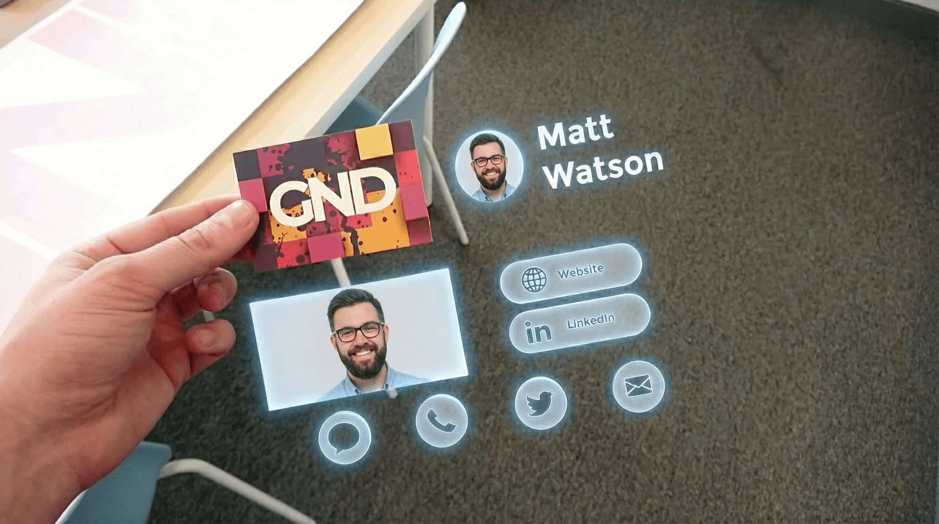 What are Augmented reality cards?